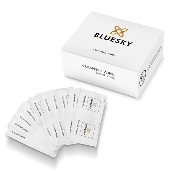 Bluesky Cleanser Wipes - 200 Pack