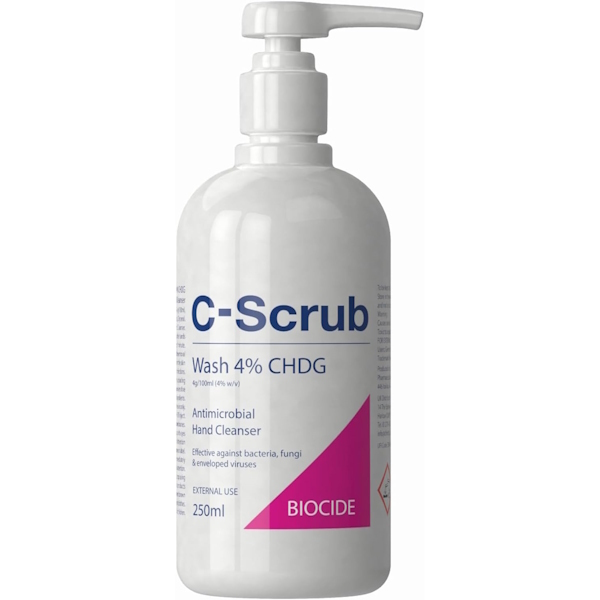 C-Scrub Antimicrobial Skin Cleanser - 250ml