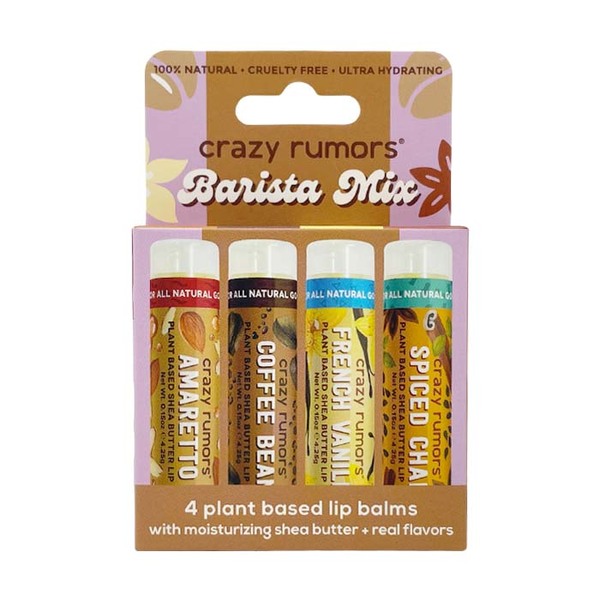 Crazy Rumors Barista Mix - 4 pack - lip balm