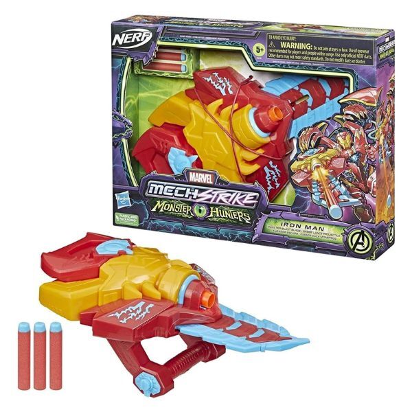 Nerf Avengers Mech Strike Monster Hunters Iron Man