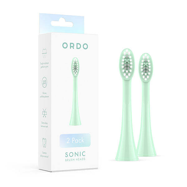 Ordo Sonic Brush Head Mint Green Sage 2pcs