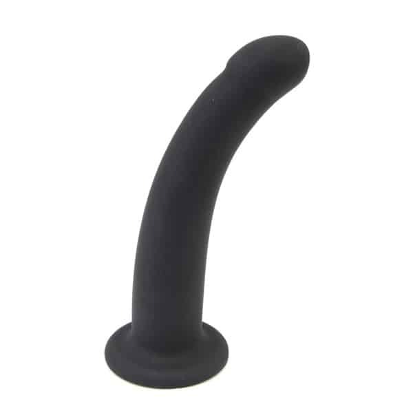 Loving Joy Curved 5 Inch Silicone Dildo with Suction Cup