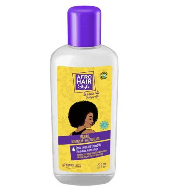 Novex Afro Hair Style Castor Argan And Linseed Hair Oil