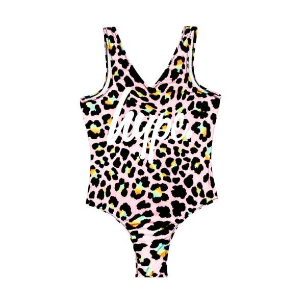 Hype Girls Disco Leopard One Piece Swimsuit (13 Years)