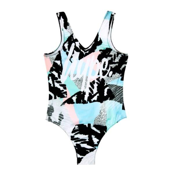 Hype Girls Pastel Abstract One Piece Swimsuit (5-6 Years)