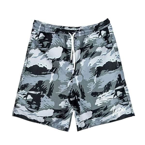 Hype Boys Gloom Camo Swim Shorts (13 Years)