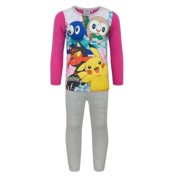 Pokemon Girls Characters Pyjama Set (5-6 Years)