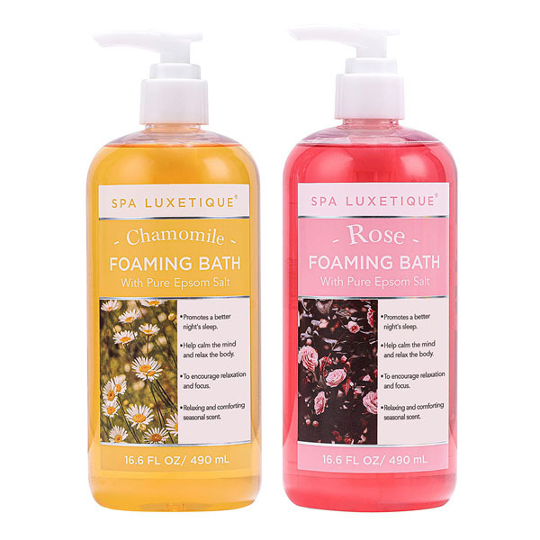 Livingandhome 2pcs Scent Shower Gel Set