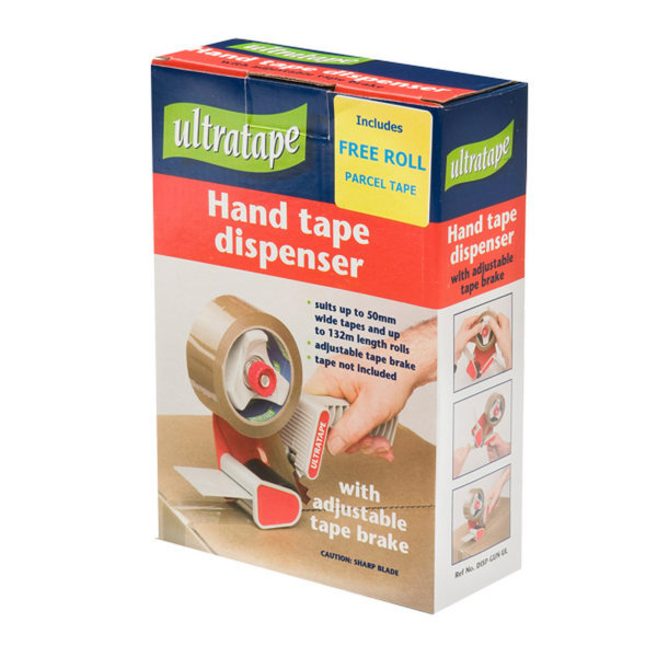 Ultratape 50mm Hand Tape Dispenser With Brake