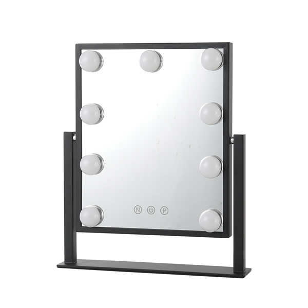 Livingandhome Hollywood Vanity Mirror with 9 LED Bulbs