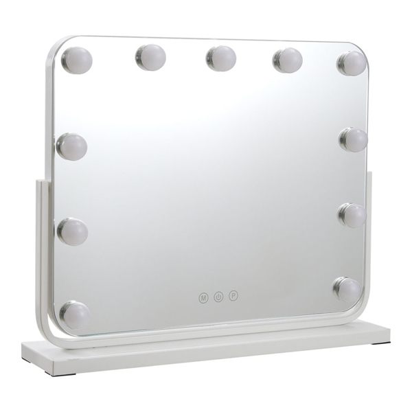 Livingandhome Hollywood Vanity Mirror with Dimmable Lights