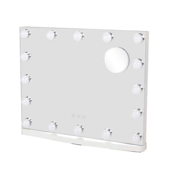 Livingandhome Hollywood LED Cosmetic Mirror - 3 Light Modes