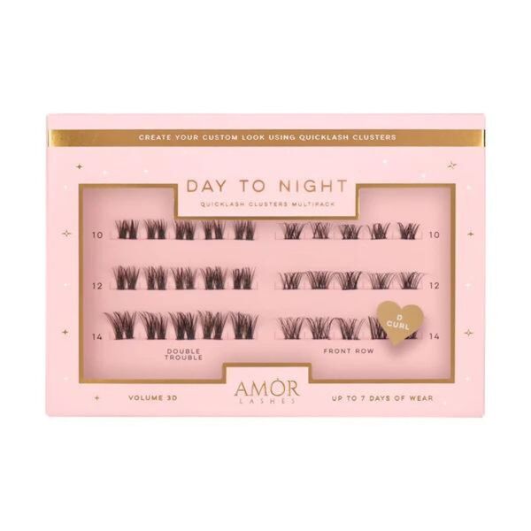 House of Amor - DIY Eyelash Clusters - Day to Night