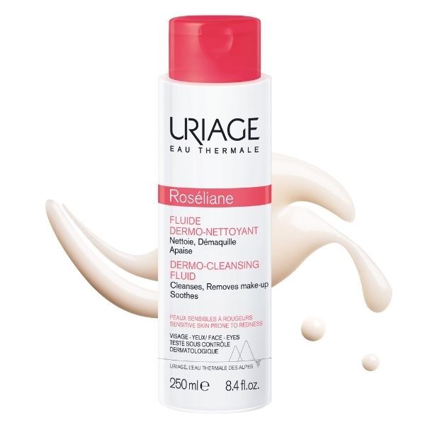 Uriage Roséliane Dermo-Cleansing Fluid For Face & Eyes 250ml