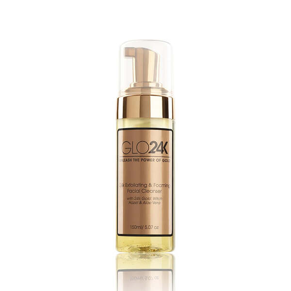 GLO24K 24k Exfoliating & Foaming Facial Cleanser