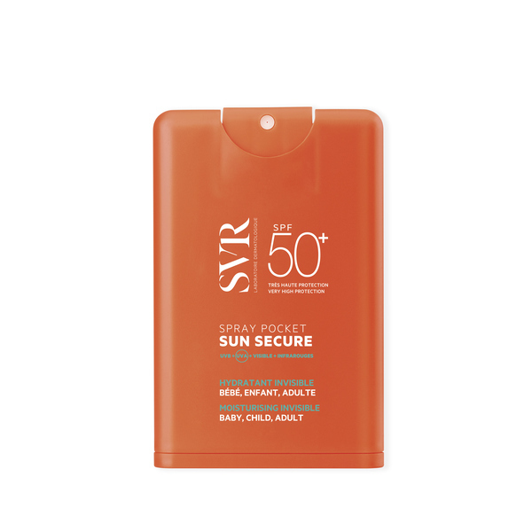 SVR SUN SECURE SPF50+ Pocket Spray Hydrating Sunscreen 20 ml