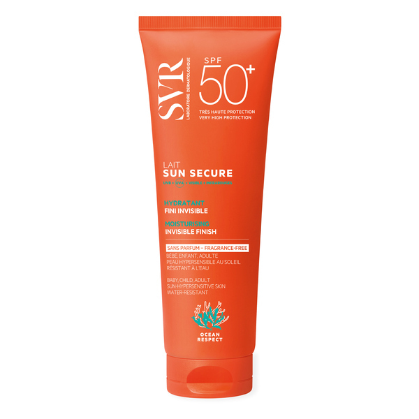 SVR SUN SECURE SPF 50+ Face & Body Milk, Unscented 250ml