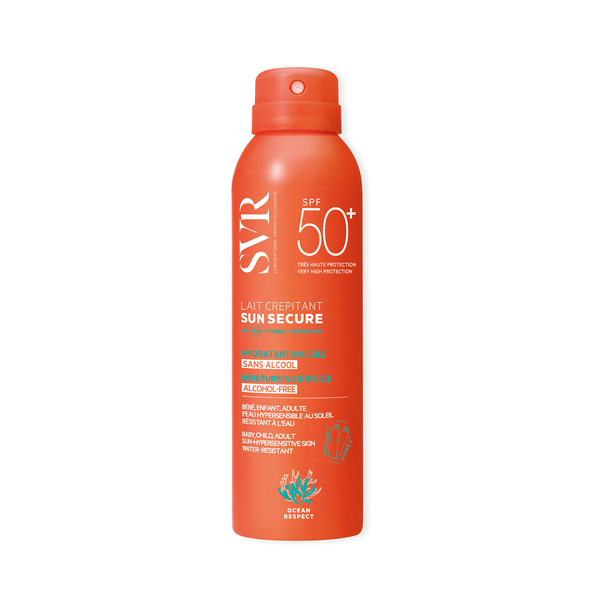 SVR SUN SECURE SPF 50+ Face and Body Fizzy Milk, 200ml