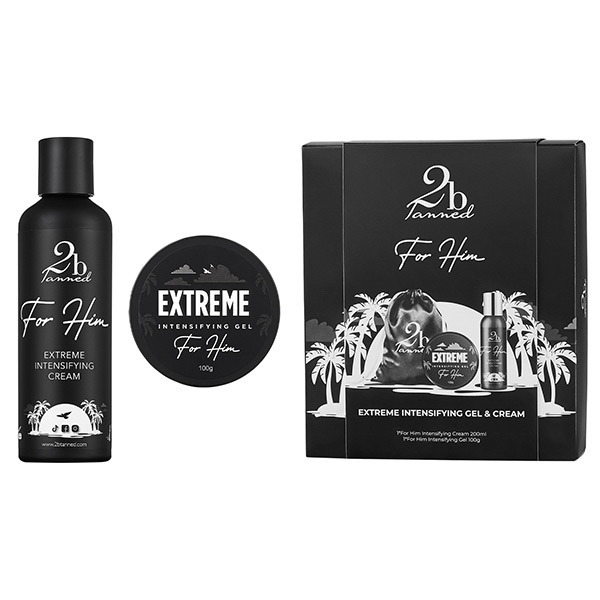 2bTanned Tan Accelerator For Men Duo