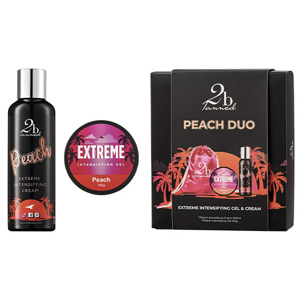 2bTanned Tan Accelerator Peach Duo