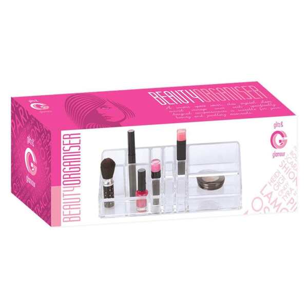 Envie Glitz and Glamour Beauty Cosmetic Make-Up Organiser