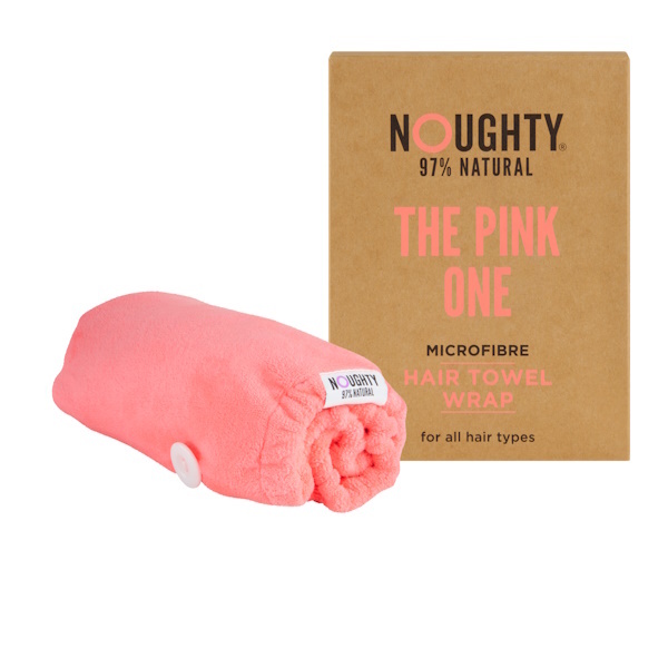 Noughty Microfibre Hair Towel - The Pink One