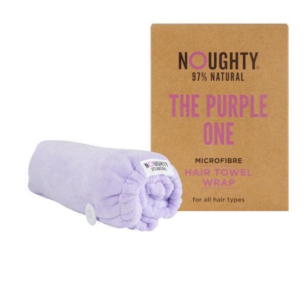 Noughty Microfibre Hair Towel - The Purple One