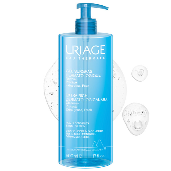 Uriage Extra-Rich Dermatological Cleansing Gel 500ml