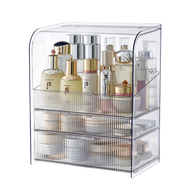 Livingandhome 3-Tier Cosmetics Storage Organizer