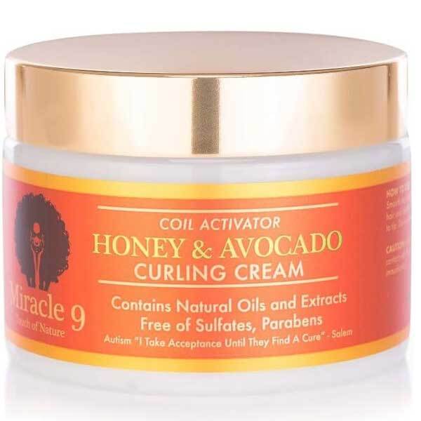 Miracle 9 Coil Activator Honey And Avocado Curling Cream