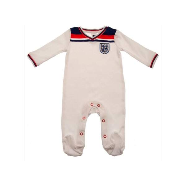 England FA Baby Home Kit Sleepsuit (9-12 Months)