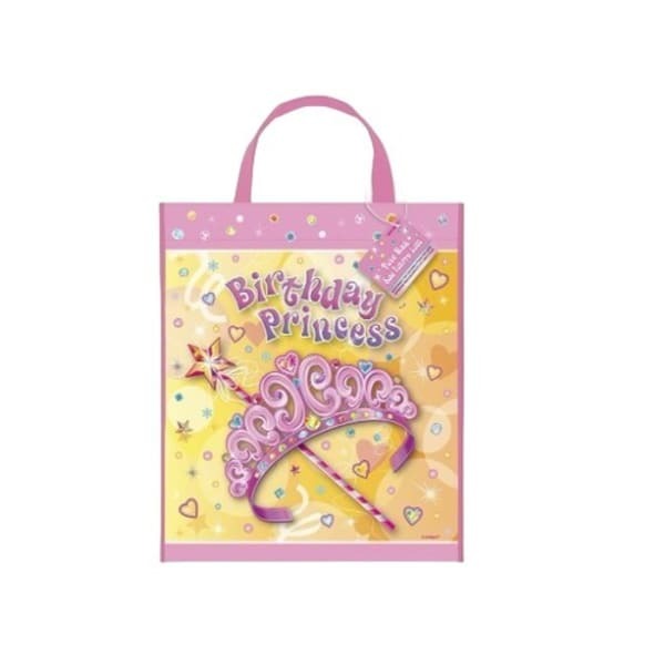 Unique Party Pretty Princess Plastic Party Bag (L)