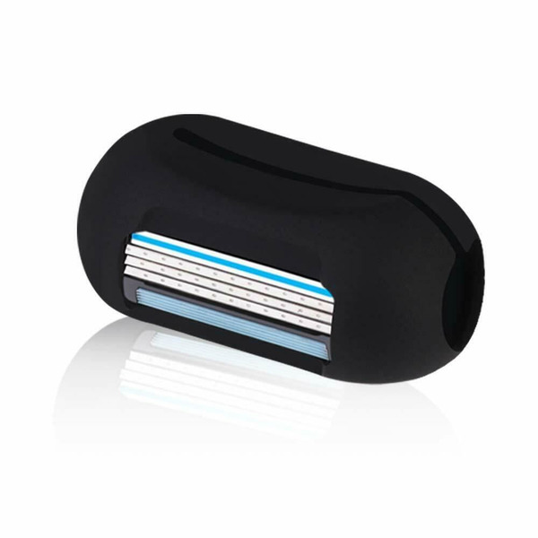 Envie 2in1 Finger Shaver Mini Razor Toothbrush Cover, Black