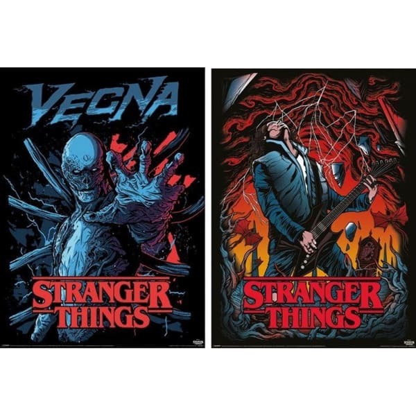 Stranger Things Poster (Pack of 2) (38.2cm x 3.7cm x 3.7cm)