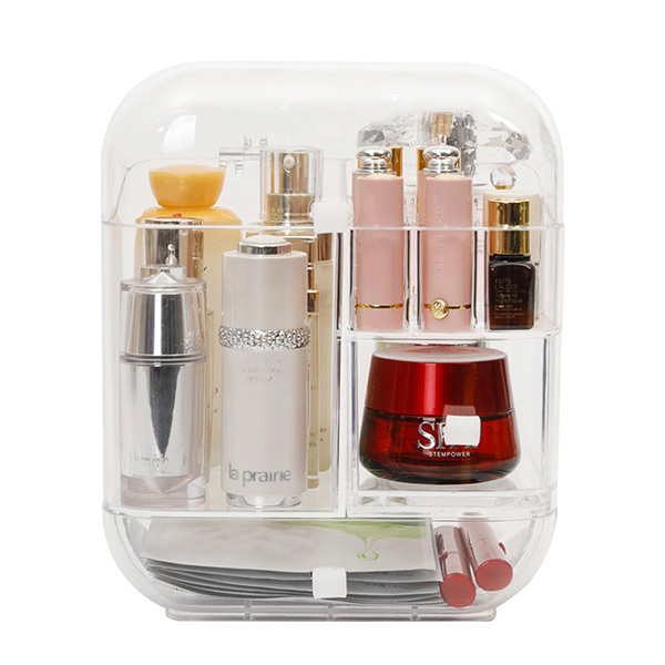 Livingandhome Large Acrylic Transparent Makeup Organizer