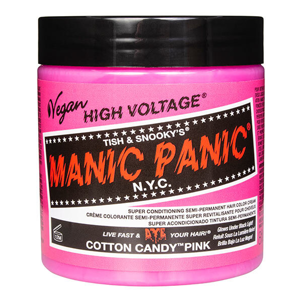 Manic Panic High Voltage Hair Dye Cotton Candy Pink 237ml