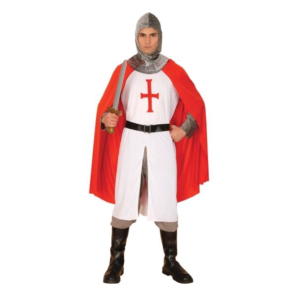 Bristol Novelty Adults Knight Crusader Costume (Standard)