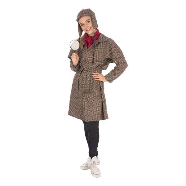 Bristol Novelty Womens Long Detective Costume (L)