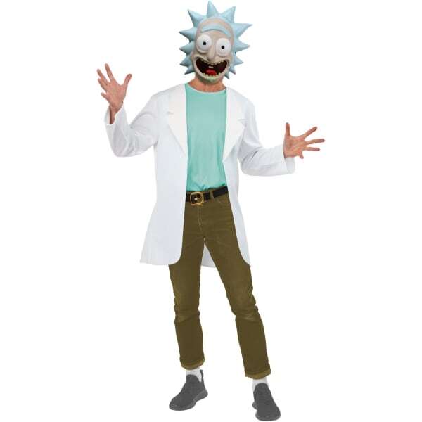 Rick And Morty Adult Rick Costume Set (L)