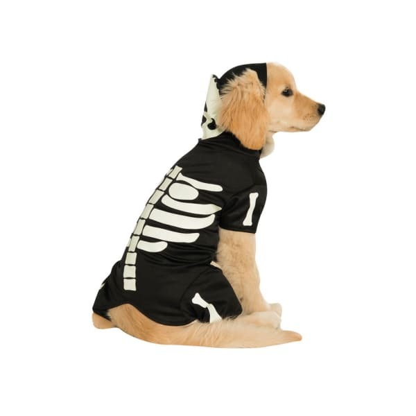 Bristol Novelty Skeleton Hooded Dog Costume (M)