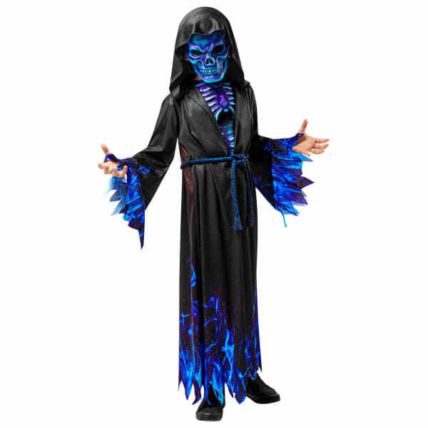 Bristol Novelty Kids Grim Reaper Costume (4-5 Years)