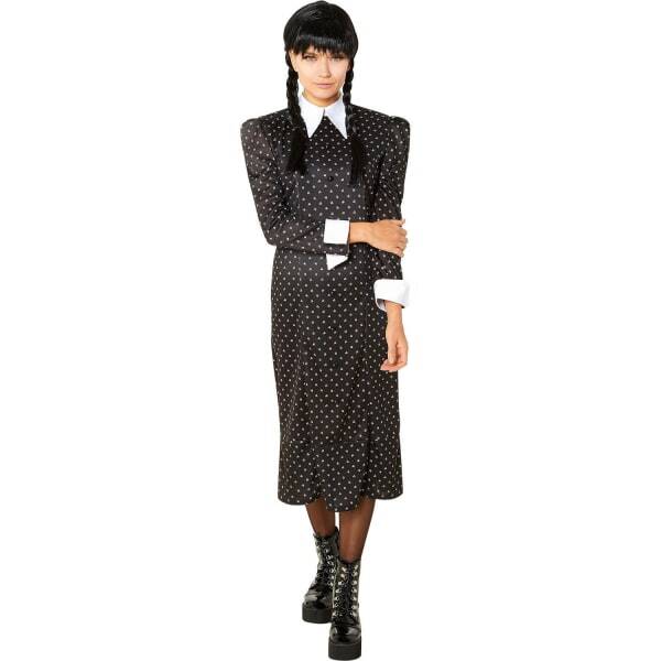 Wednesday Womens Wednesday Addams Costume Dress (S)