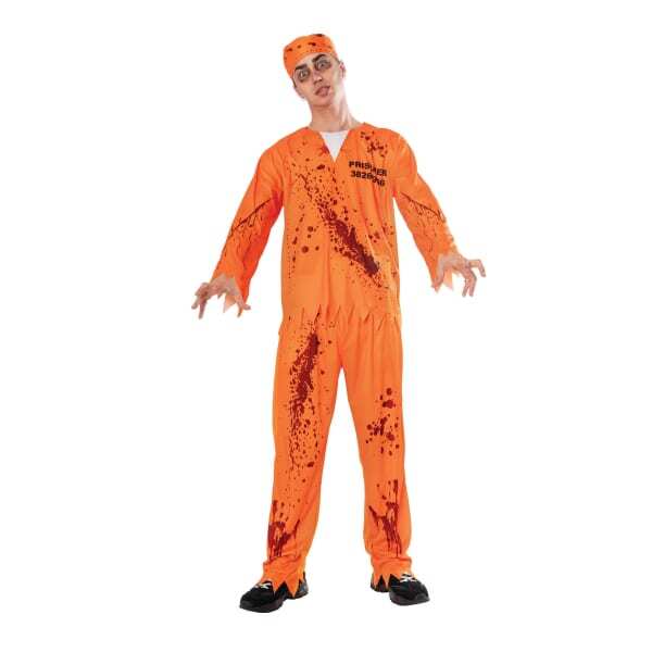 Bristol Novelty Mens Bloody Convict Costume (M)