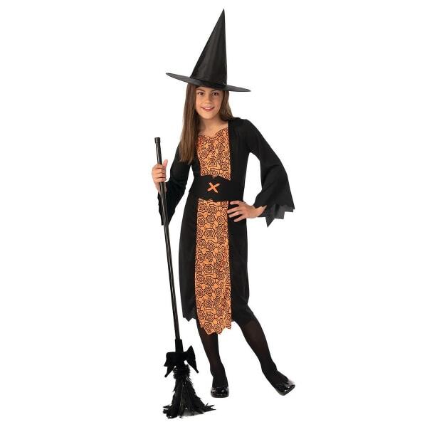 Bristol Novelty Girls Economy Witch Costume (7-8 Years)