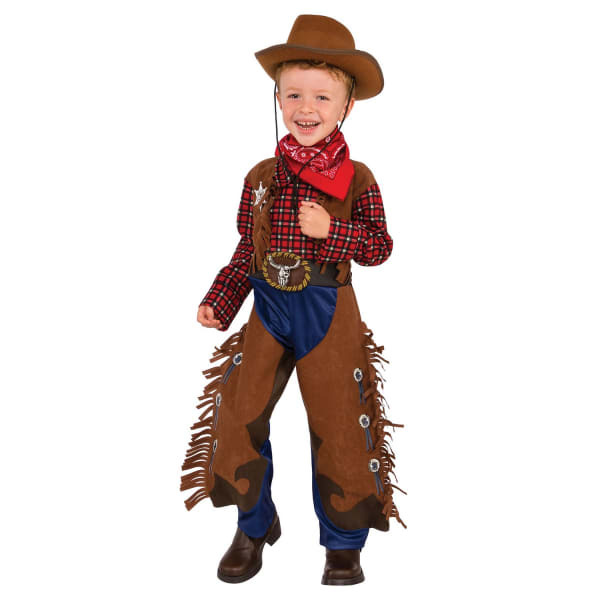 Bristol Novelty Kids Little Wrangler Costume (3-4 Years)