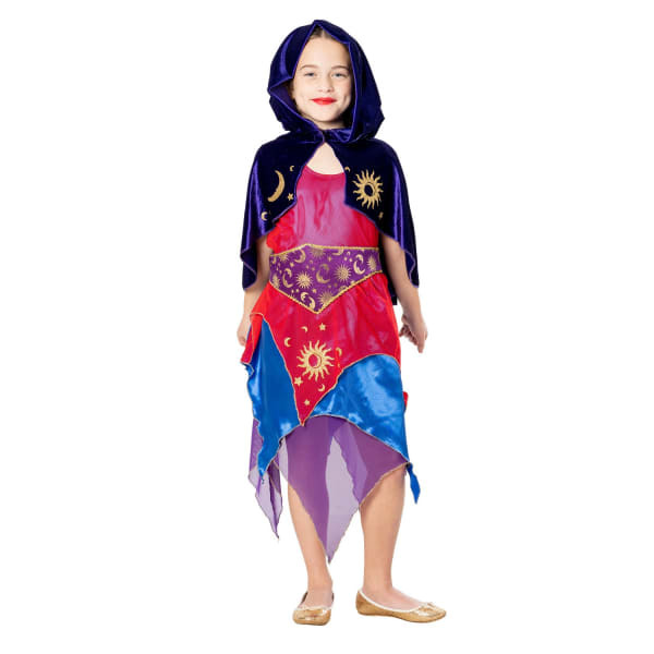 Bristol Novelty Kids Sorceress Costume Dress Set (3-4 Years)