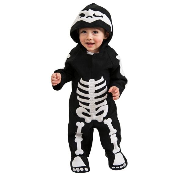 Boys Skeleton All-In-One Halloween Costume (Infant)