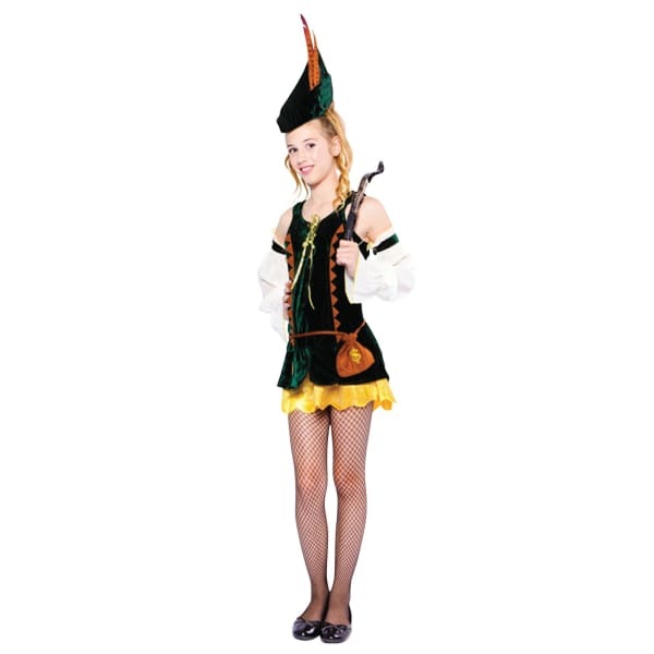 Bristol Novelty Teen Girls Forest Hunter Costume