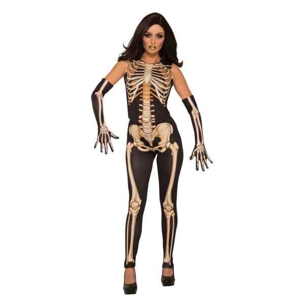 Bristol Novelty Womens Lady Bones Costume