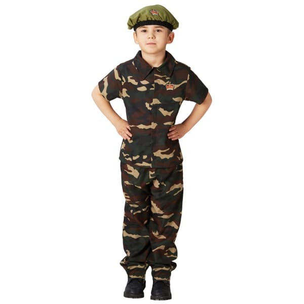 Bristol Novelty Kids Soldier Costume (3-4 Years)